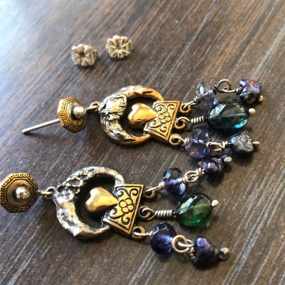 Beth Orduna drop tiered earrings - Picture 9 of 10